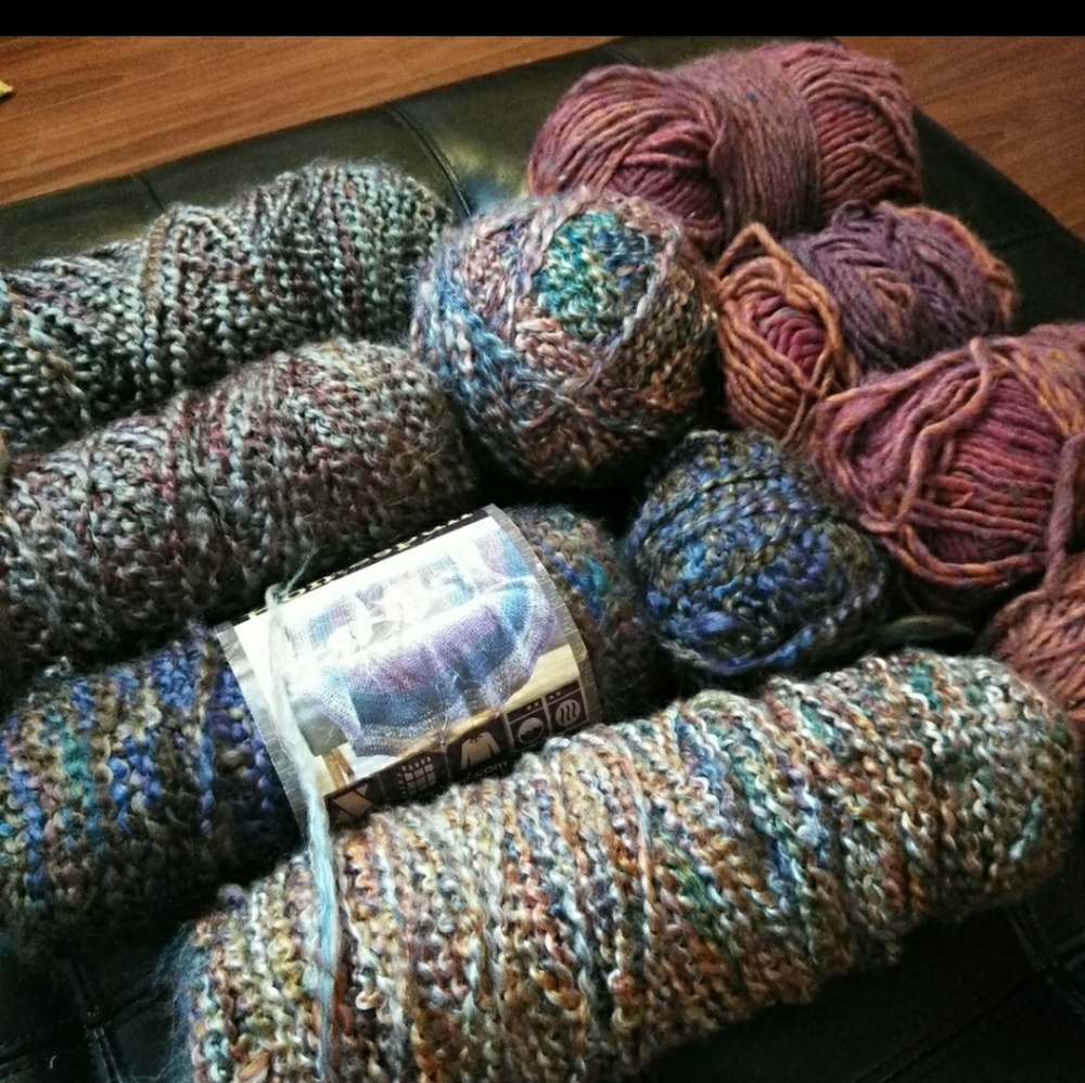 RESERVED - Bulky Mixed Yarn Lot